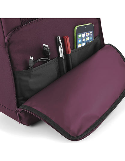 Twin Handle Roll-Top Backpack - Burgund