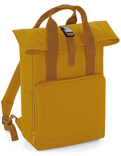 Twin Handle Roll-Top Backpack - Senf