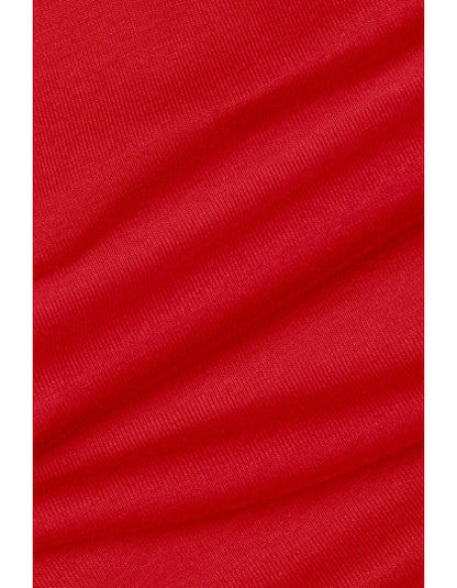 Women´s Micro Rib Spaghetti Strap Tank - Solide rote Mischung