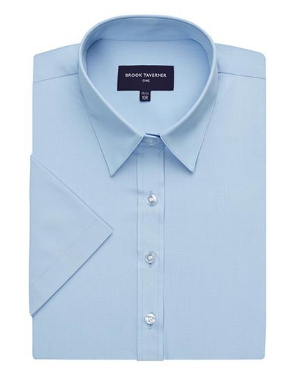 Eos Short Sleeve Blouse-Blau