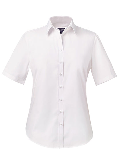 Eos Short Sleeve Blouse-Weiß