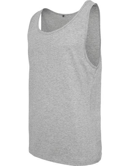 Tanktop Herren – Build Your Brand Jersey Big Tank - Heather Grey