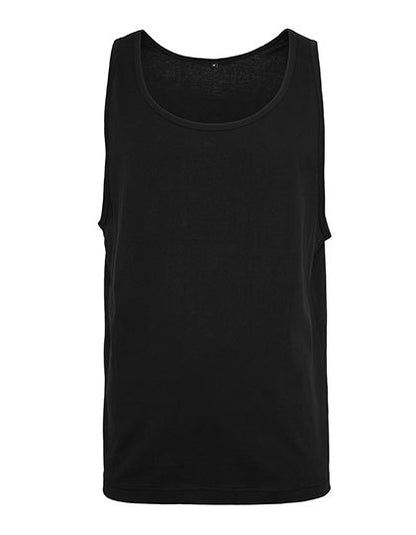 Tanktop Herren – Build Your Brand Jersey Big Tank - Schwarz