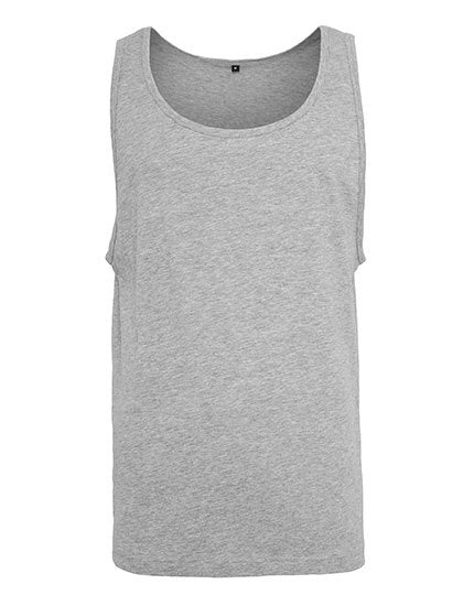 Tanktop Herren – Build Your Brand Jersey Big Tank - Heather Grey