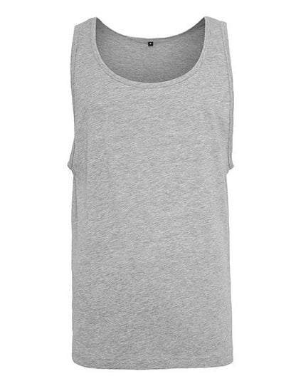Tanktop Herren – Build Your Brand Jersey Big Tank - Heather Grey