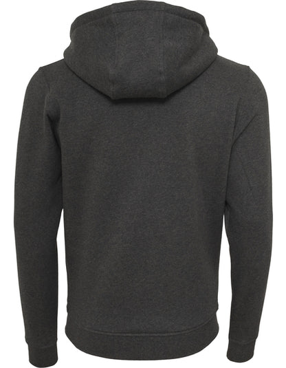 Heavy Zip Hoody - Holzkohle (Heather)