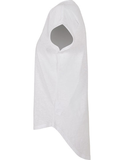 Ladies´ Long Slub Tee - Weiß