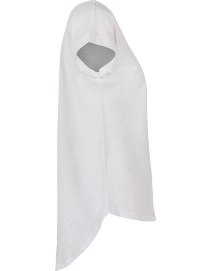 Ladies´ Long Slub Tee - Weiß