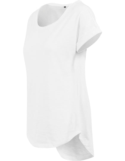 Ladies´ Long Slub Tee - Weiß