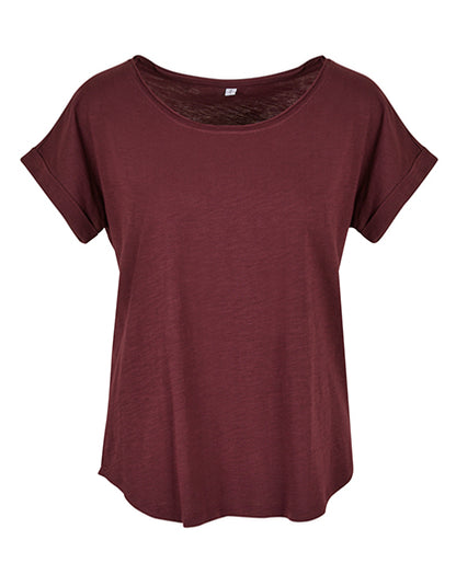 Ladies´ Long Slub Tee - Kirsche