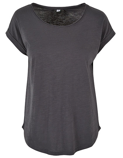 Ladies´ Long Slub Tee - Dunkler Schatten