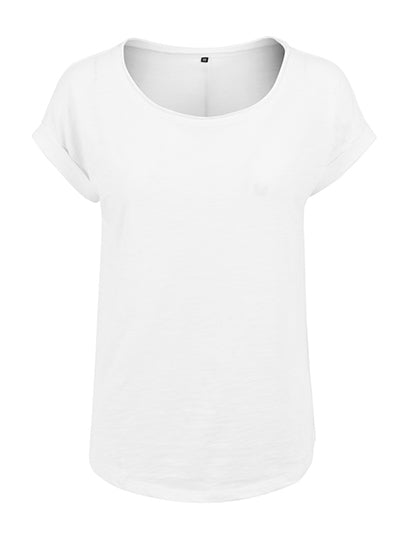 Ladies´ Long Slub Tee - Weiß