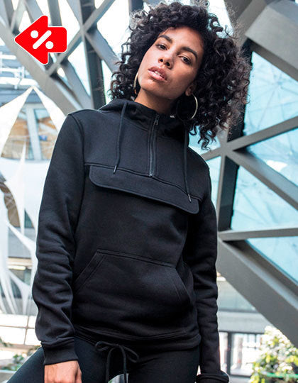 Ladies´ Sweat Pull Over Hoody - Olive