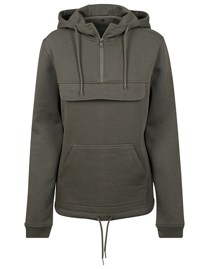Ladies´ Sweat Pull Over Hoody - Olive