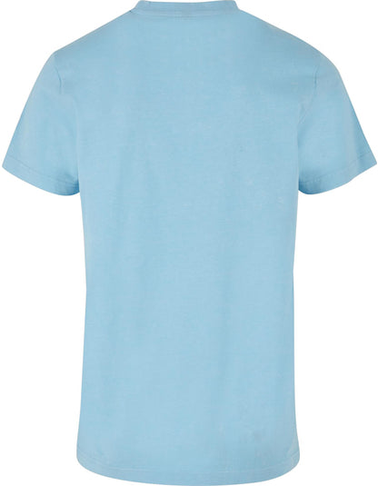 Acid Washed Round Neck Tee - Baltisches Blau