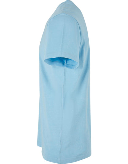 Acid Washed Round Neck Tee - Baltisches Blau