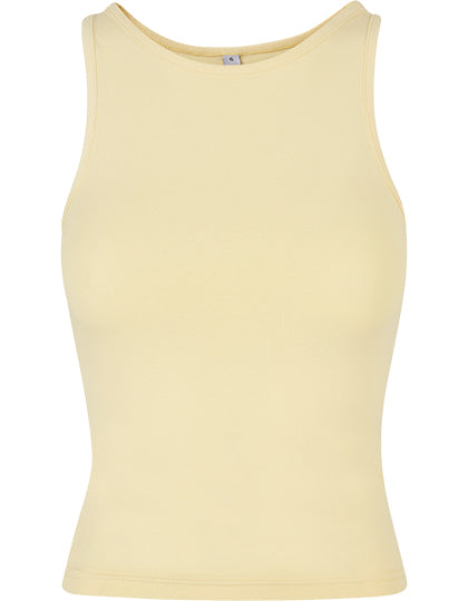 Ladies Racer Back Top - Sanftes Gelb