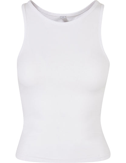 Ladies Racer Back Top - Weiss