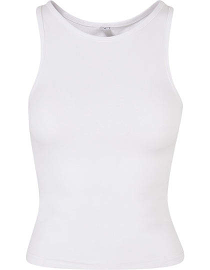 Ladies Racer Back Top - Weiss