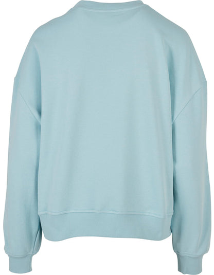 Ladies Oversized Crewneck Sweatshirt - Ozeanblau