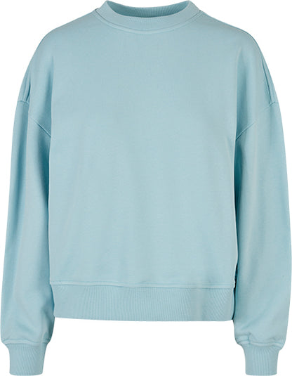 Ladies Oversized Crewneck Sweatshirt - Ozeanblau