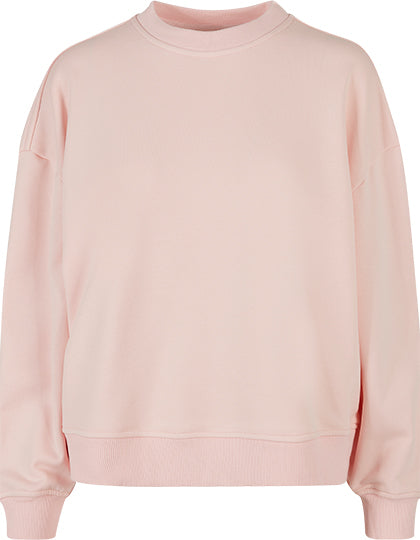 Ladies Oversized Crewneck Sweatshirt - Rosa