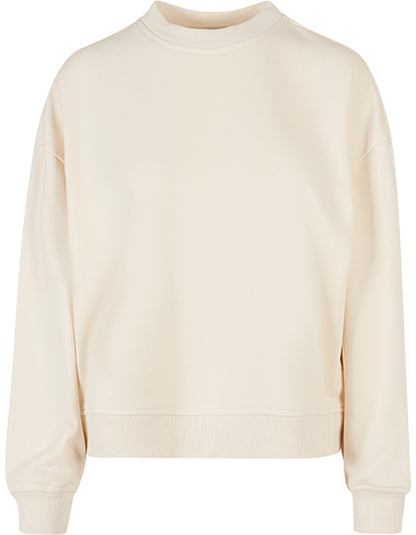 Ladies Oversized Crewneck Sweatshirt - Weißer Sand