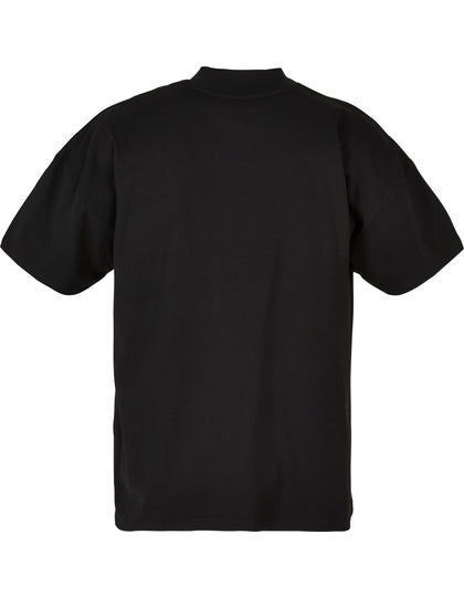 Men´s Oversized Mock Neck Tee - Schwarz