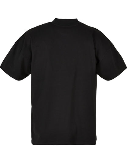 Men´s Oversized Mock Neck Tee - Schwarz