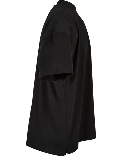 Men´s Oversized Mock Neck Tee - Schwarz