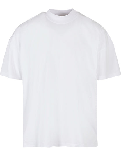 Men´s Oversized Mock Neck Tee - Weiß