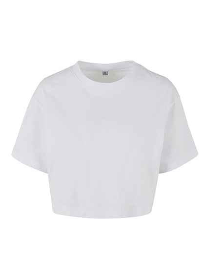 Ladies Short Oversized Tee -  Weiß