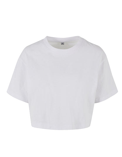 Ladies Short Oversized Tee -  Weiß