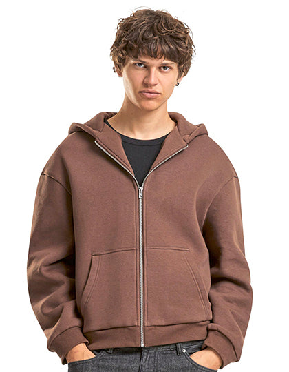 Fluffy Zip Hoody  -    Weißer Sand