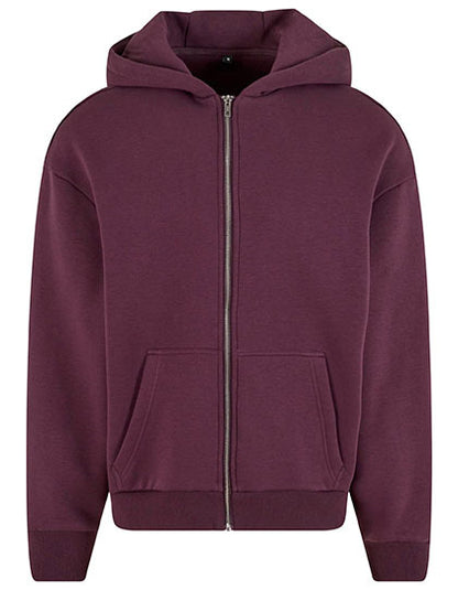 Ladies Fluffy Hoody -  Pflaume Lila