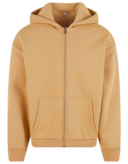 Fluffy Zip Hoody  -Du. Beige