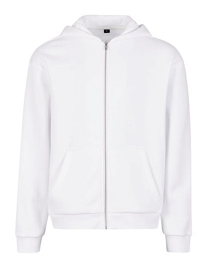 Fluffy Zip Hoody - Weiss
