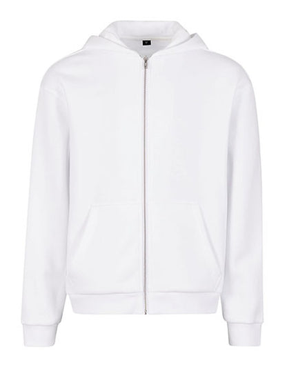 Fluffy Zip Hoody - Weiss