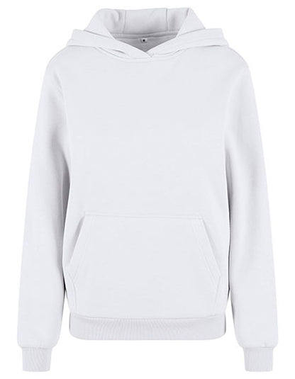 Ladies Fluffy Hoody - Weiss