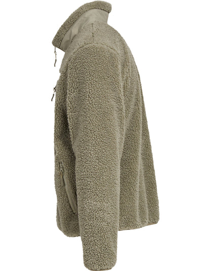 Bonded Sherpa Jacket - Helles Oliv