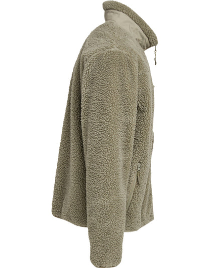 Bonded Sherpa Jacket - Helles Oliv