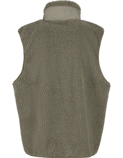 Bonded Sherpa Vest - Helles Oliv