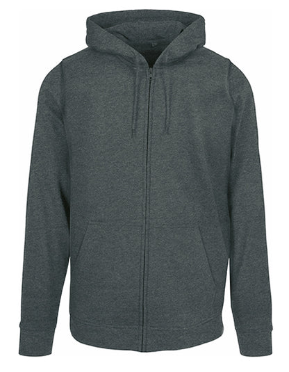 Basic Zip Hoody - Kohle