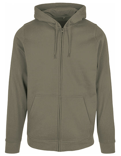 Basic Zip Hoody - Olive