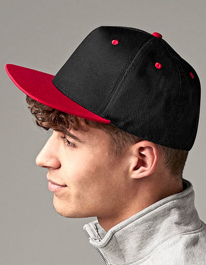 5 Panel Contrast Snapback -Orange     - Schwarz