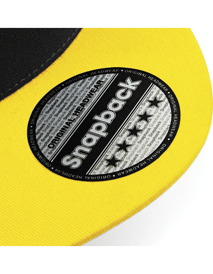 5 Panel Contrast Snapback -     Gelb   - Schwarz