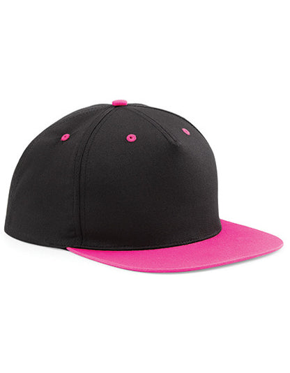 5 Panel Contrast Snapback -   Fuchica   -Schwarz