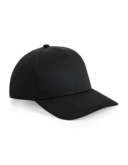 Urbanwear 6 Panel Snapback - Schwarz