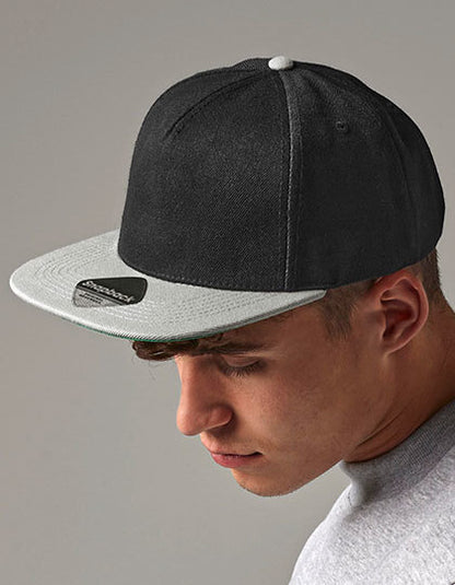 Original Flat Peak Snapback Cap - Grau