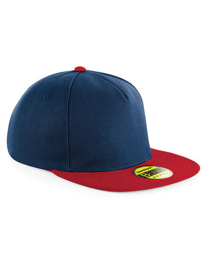 Original Flat Peak Snapback Cap - klassisches Rot - Französische Marine